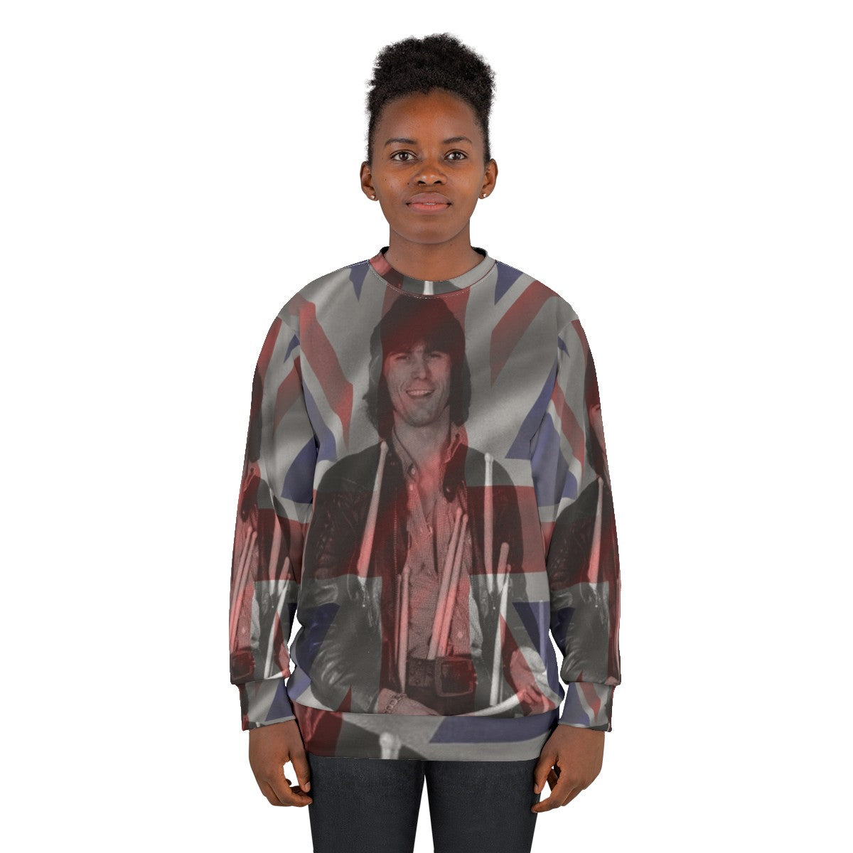 Cozy Powell Union Jack Sweatshirt - women