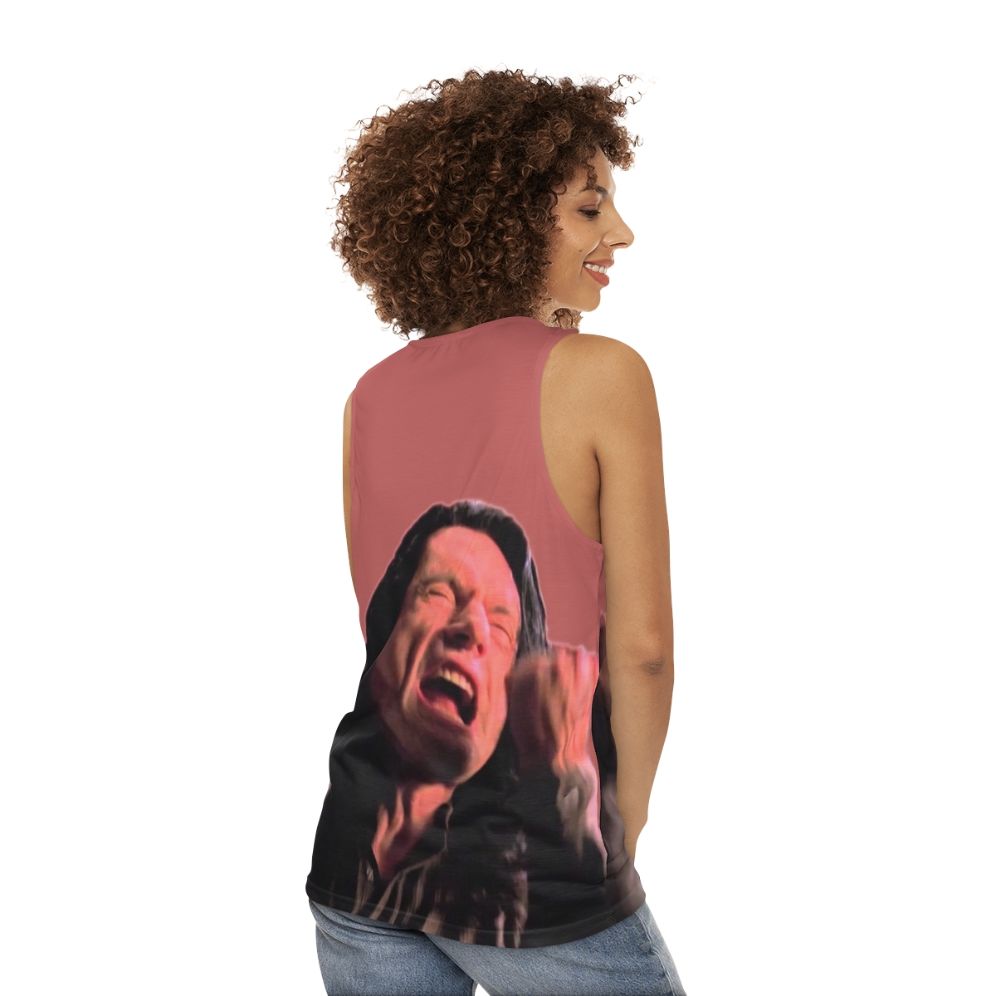 "You're Tearing Me Apart Lisa" The Room Unisex Tank Top - women back