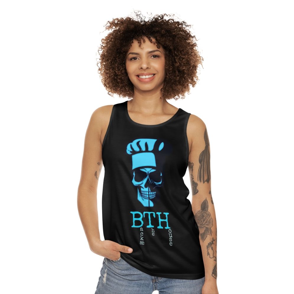 Skull Chef Unisex Tank Top - women