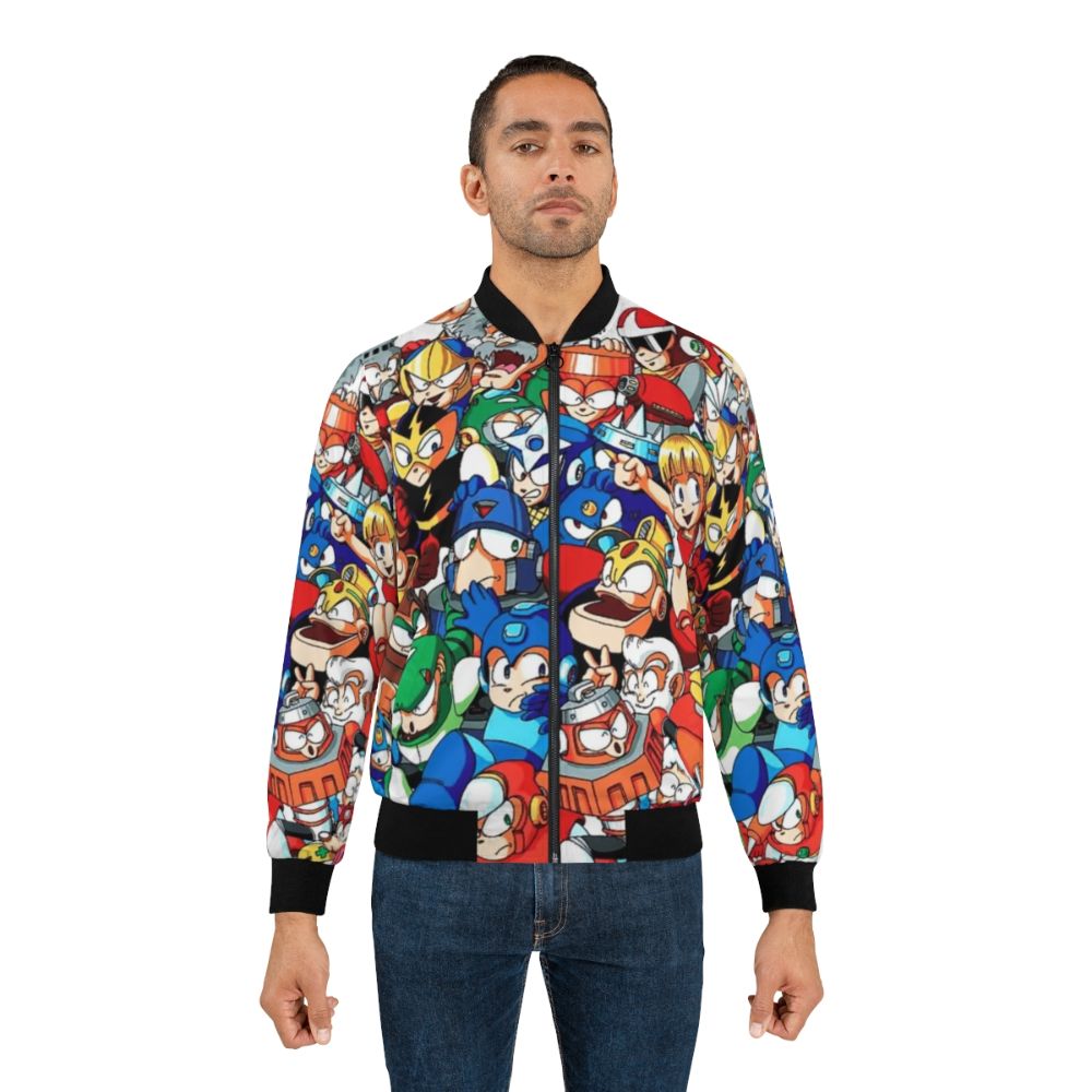 Mega Man Retro Robot Masters Bomber Jacket - Lifestyle