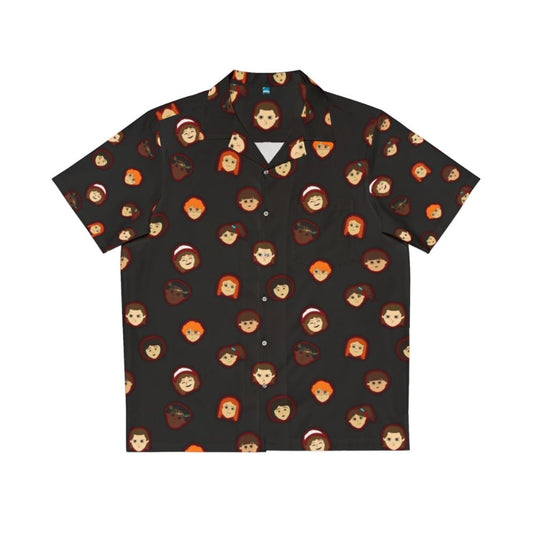 Stranger Things Kids Hawaiian Shirt with Eleven, Mike, Dustin, and other characters