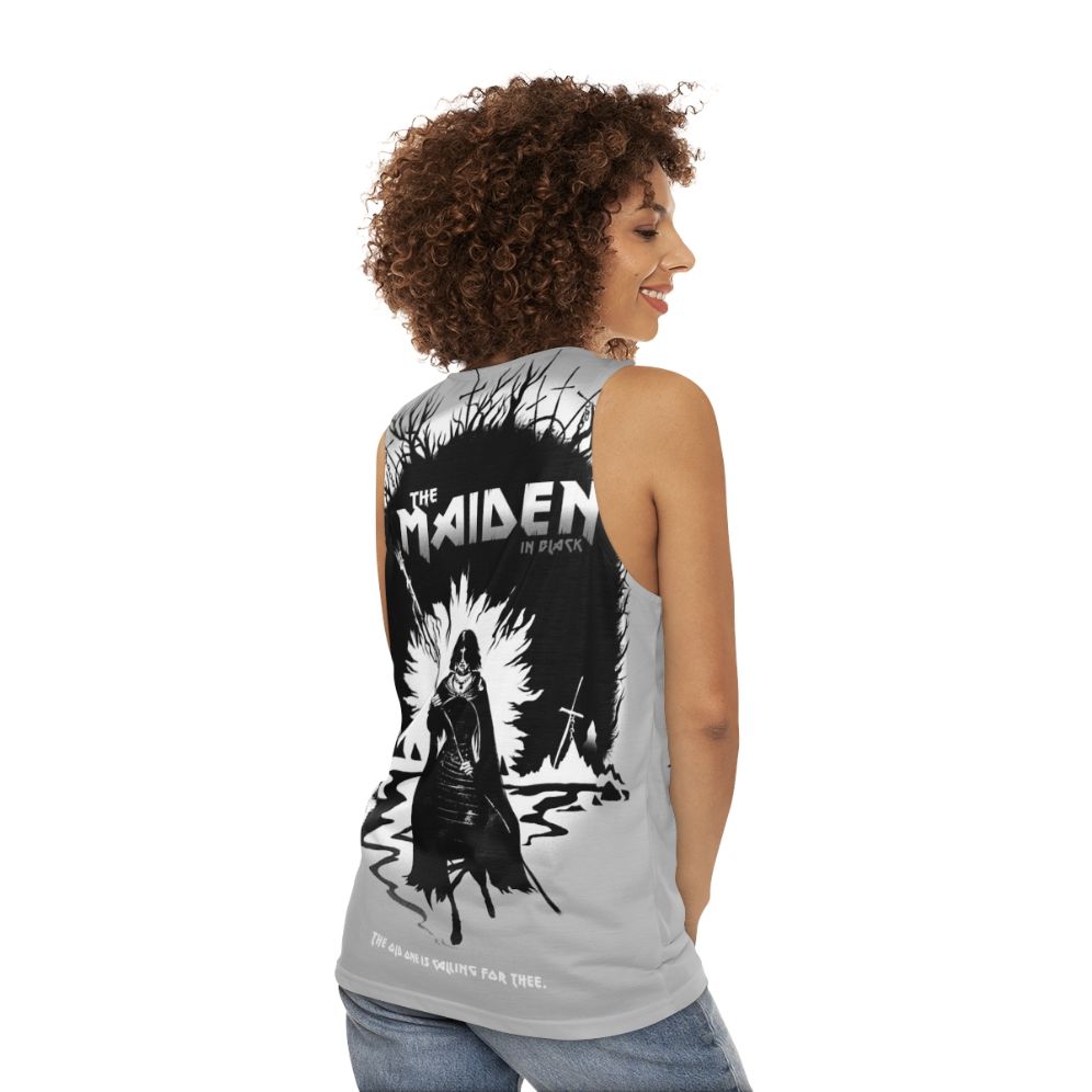 Dark Souls, Demons Souls, Bloodborne Unisex Tank Top - women back