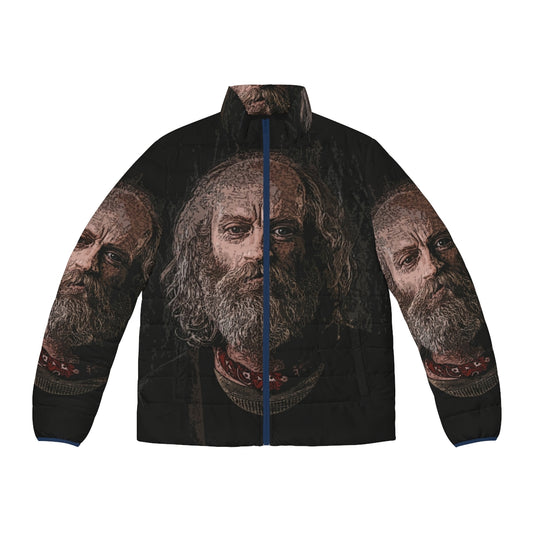 Z Nation Doc Portrait Puffer Jacket - Warm and Stylish Outerwear for Post-Apocalyptic Fans