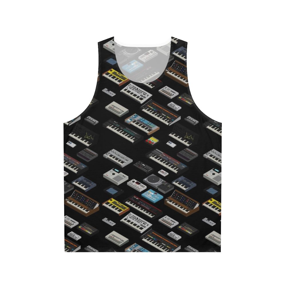 Synth-Pop Lovers Unisex Tank Top