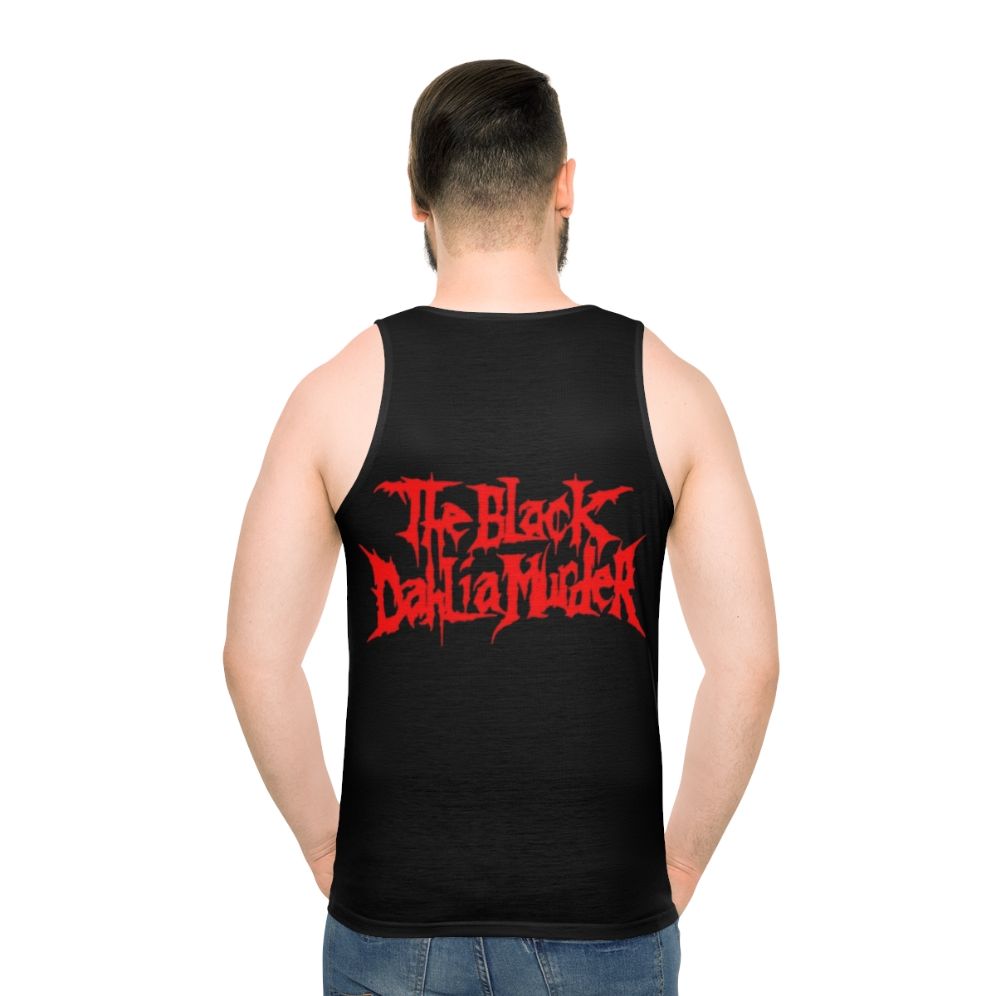 Unisex logo tank top - men back