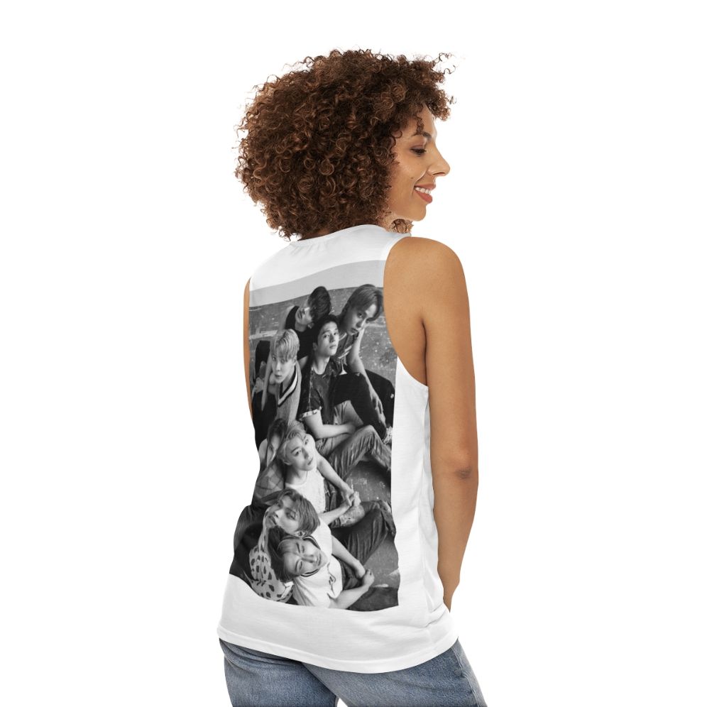 Ateez 'Dazed' Unisex Tank Top - women back