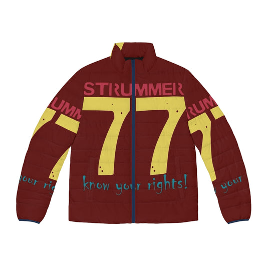 Strummer 77 Puffer Jacket featuring Joe Strummer of The Clash