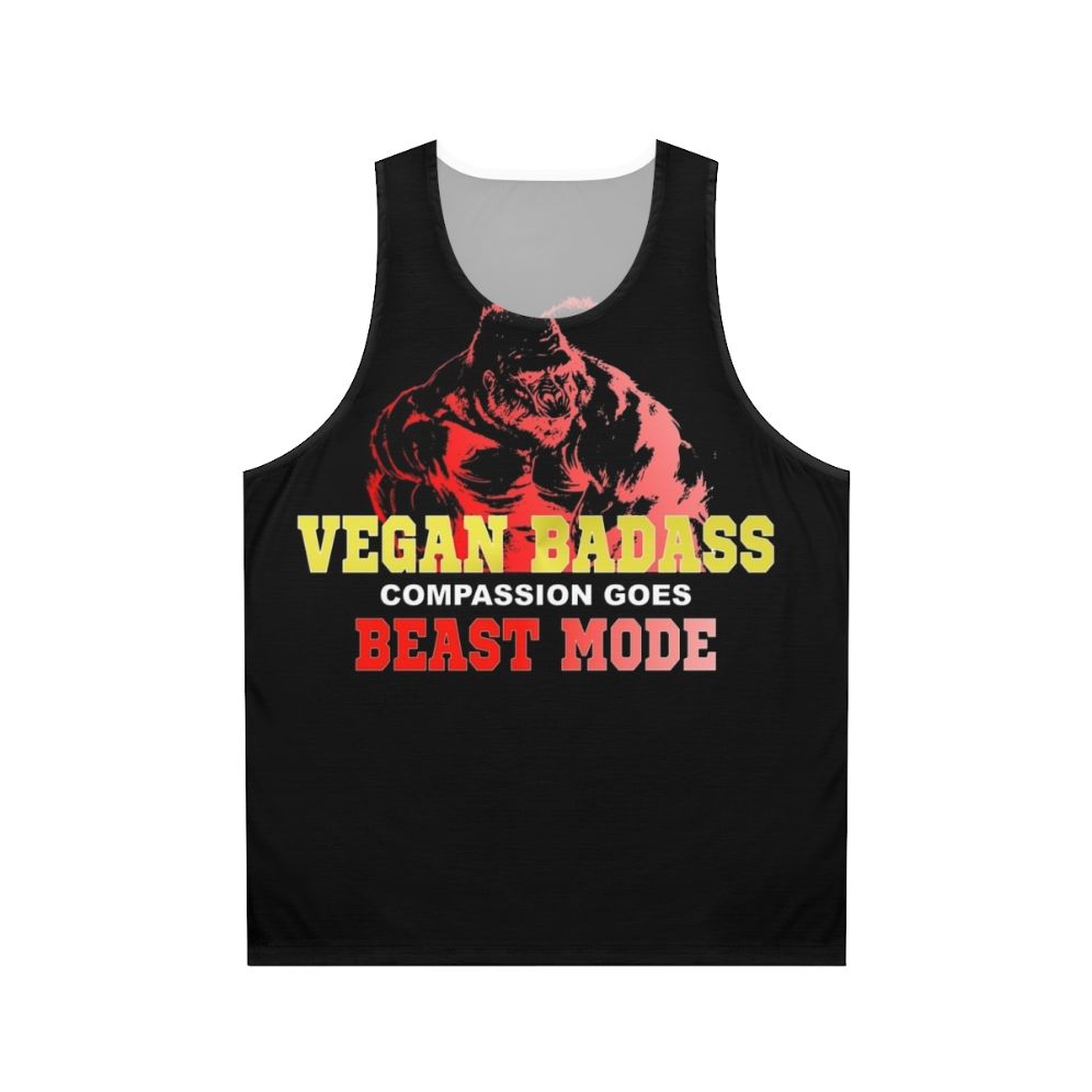 Vegan Gorilla Muscle Badass Bodybuilder Tank Top