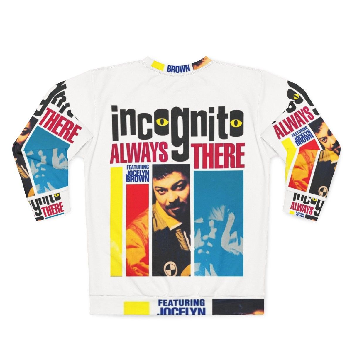 Incognito Sweatshirt with Jazz, Funk, and Soul Inspired Design - Back