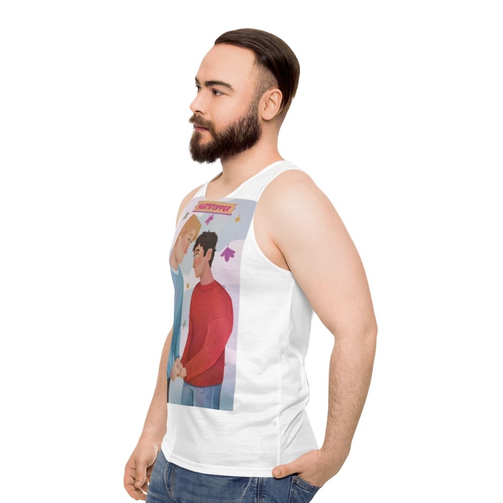 Heartstopper Unisex Tank Top - men side