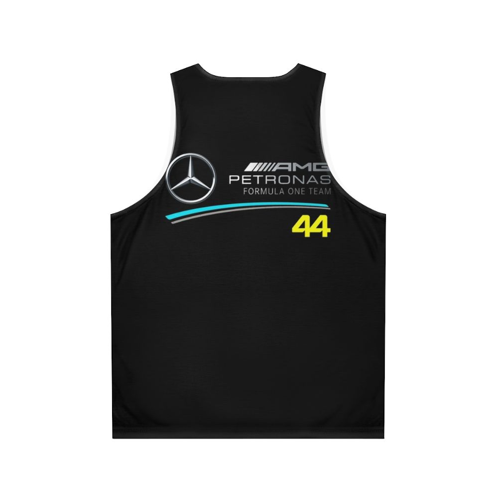 Mercedes AMG F1 2023 Lewis Hamilton 44 Unisex Tank Top - Back