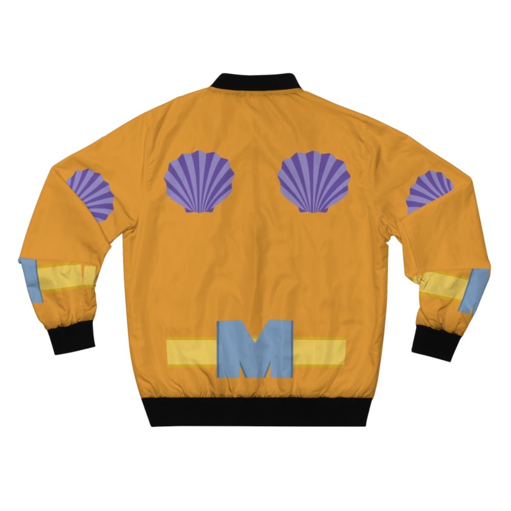 Mermaid Man Bomber Jacket - Spongebob Squarepants Inspired Halloween Costume - Back