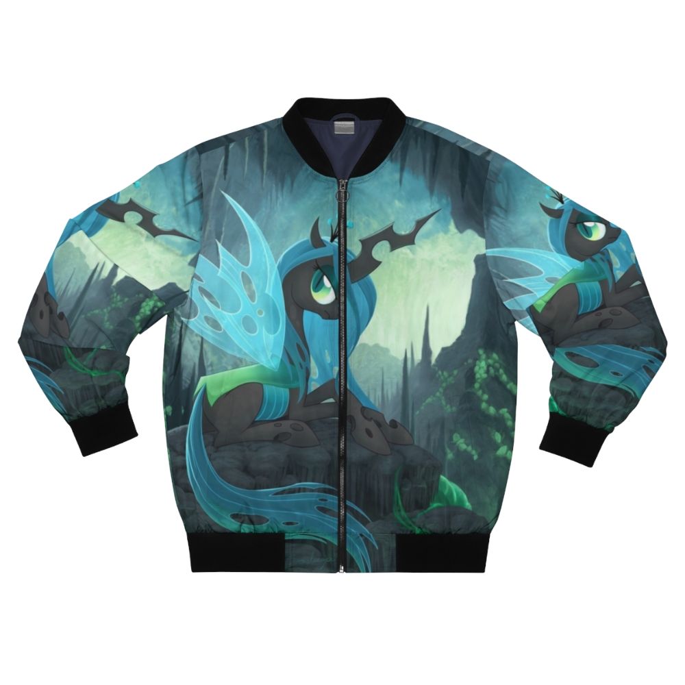 Chrysalis Bomber Jacket with changeling and my little pony design