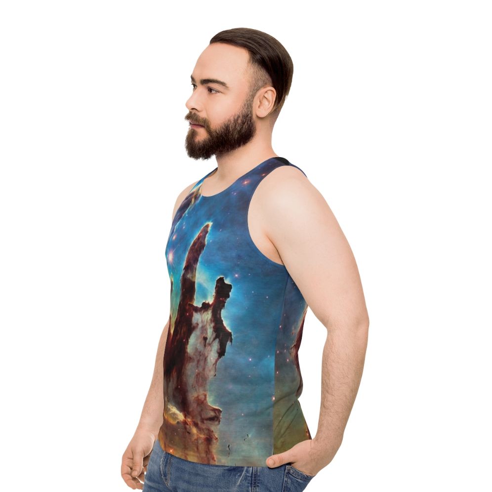 The Pillars of Creation Unisex Tank Top - men side