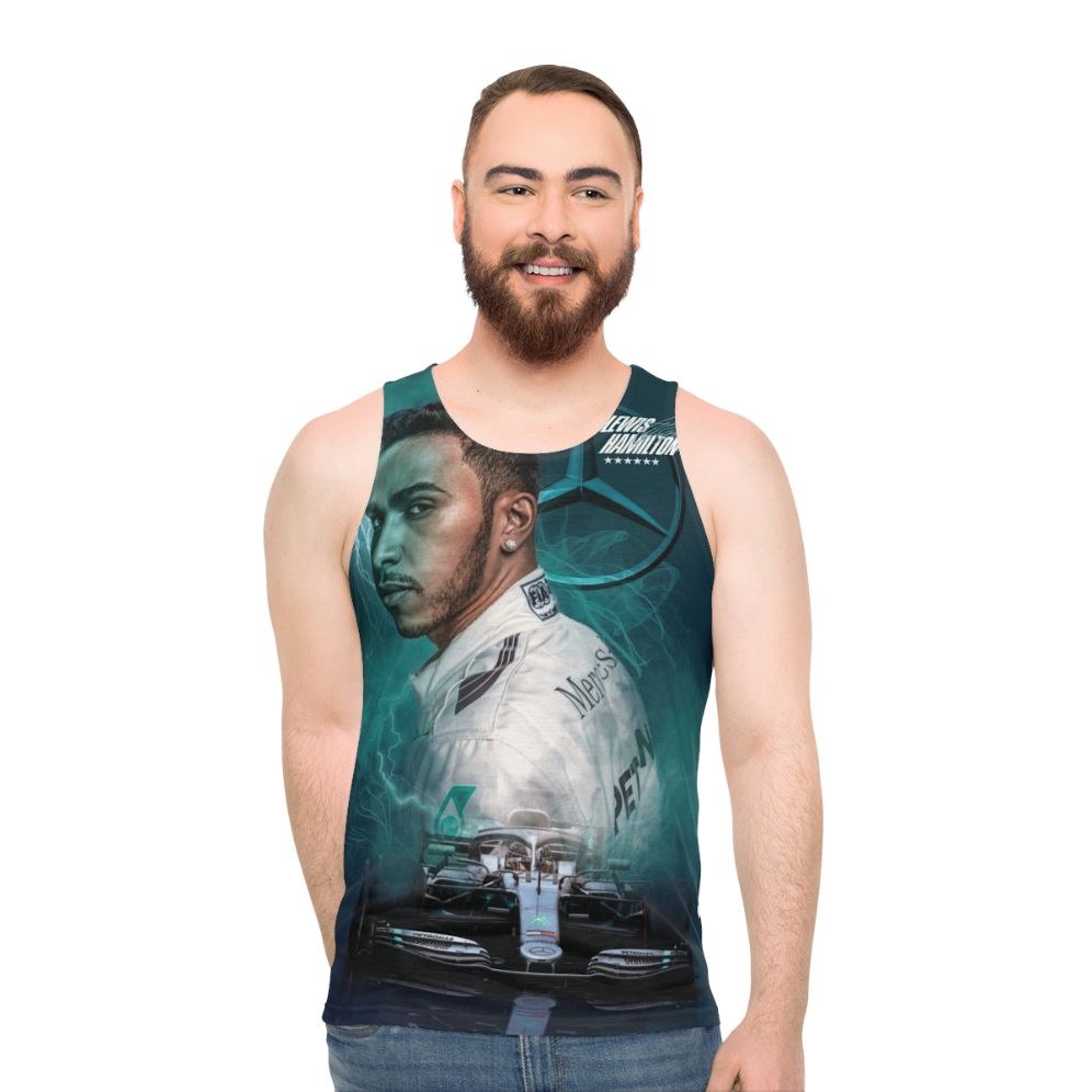 Lewis Hamilton Formula 1 World Champion Unisex Tank Top - men