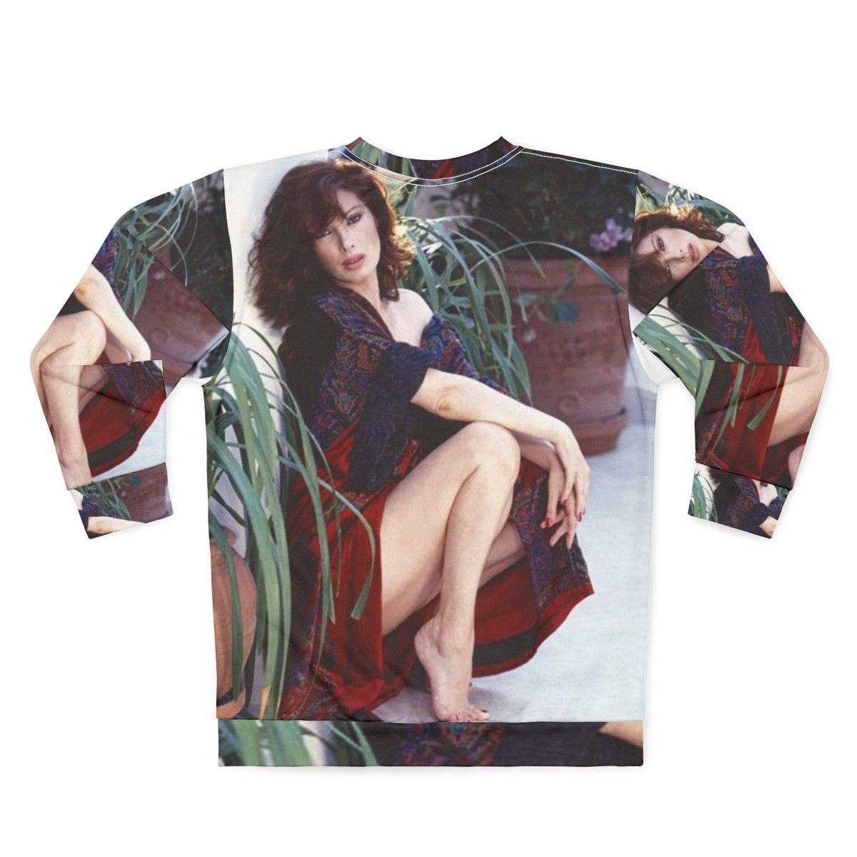 Edwige Fenech Sweatshirt - Vintage Celebrity Fashion - Back