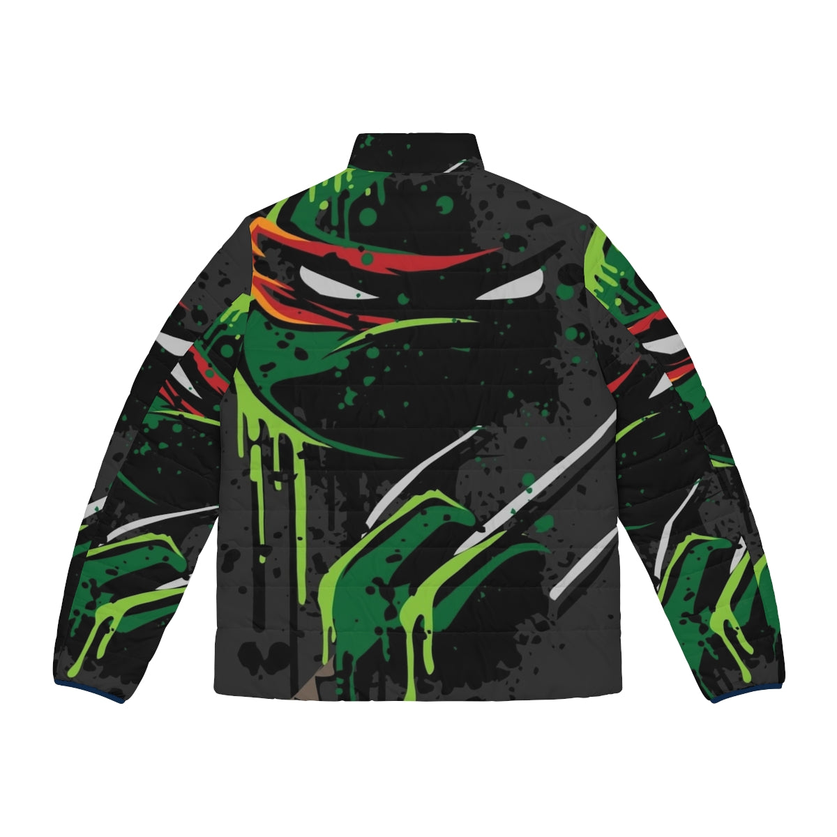 Raphael puffer jacket with TMNT graphics - Back