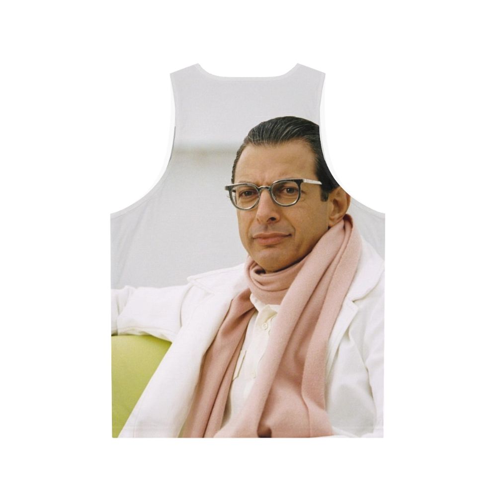 Jeff Goldblum Unisex Tank Top Design - Back