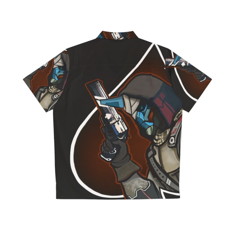 Ace of Cayde's Hawaiian Shirt - Tropical Summer Fashion - Back