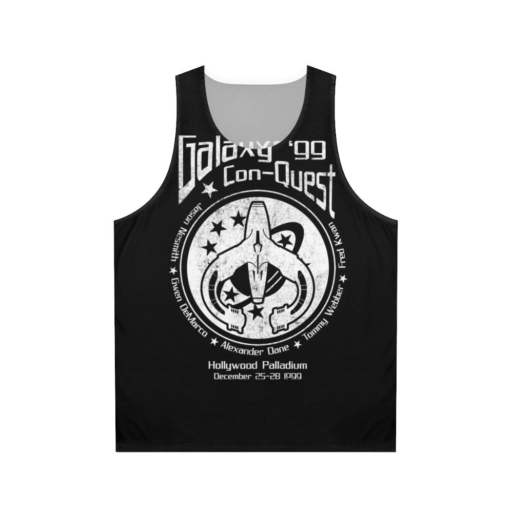 Never Give Up Unisex Sci-Fi Tank Top