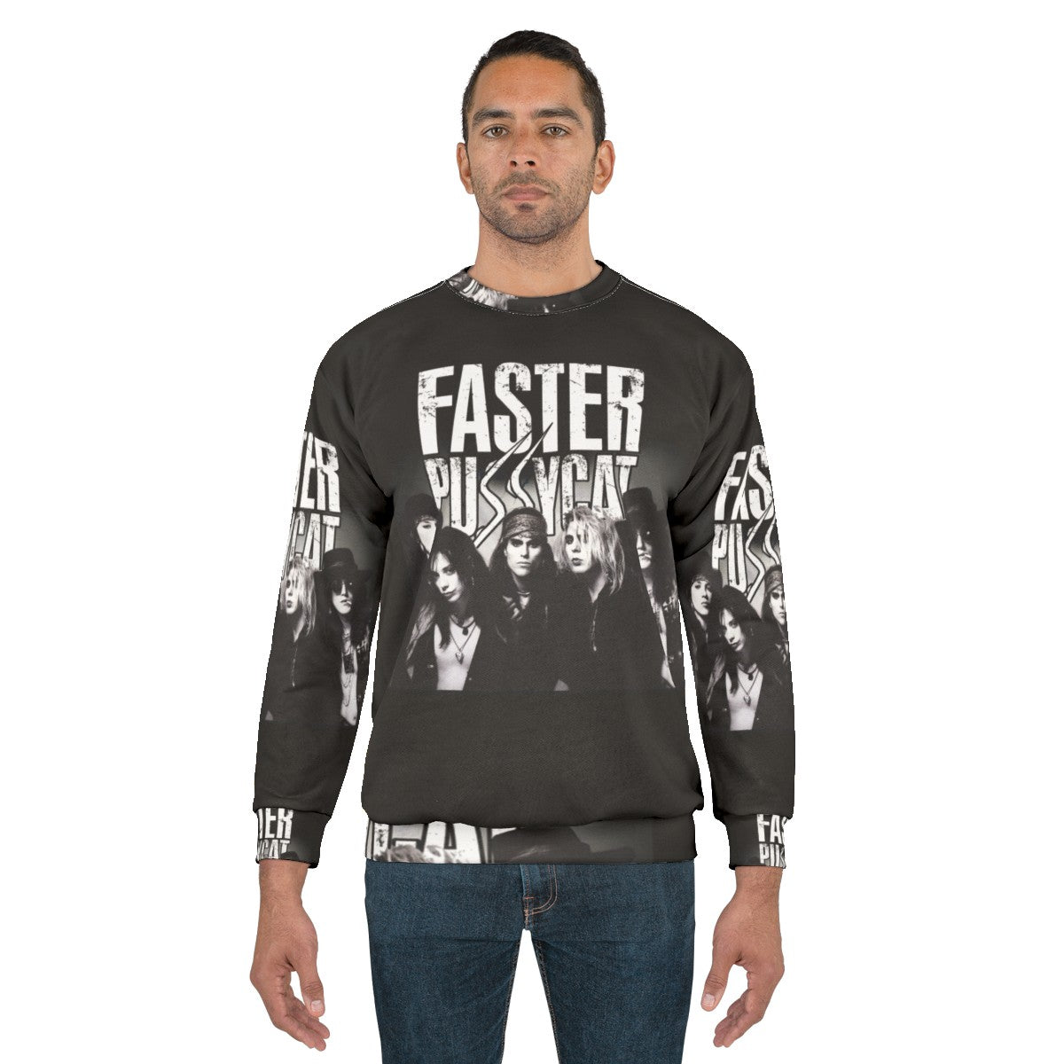 Smash Alley Sweatshirt featuring Faster Pussycat band logo - men