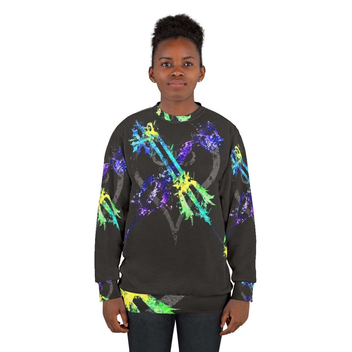 Kingdom Hearts Inspired "Hope in the Darkness" Sweatshirt - women