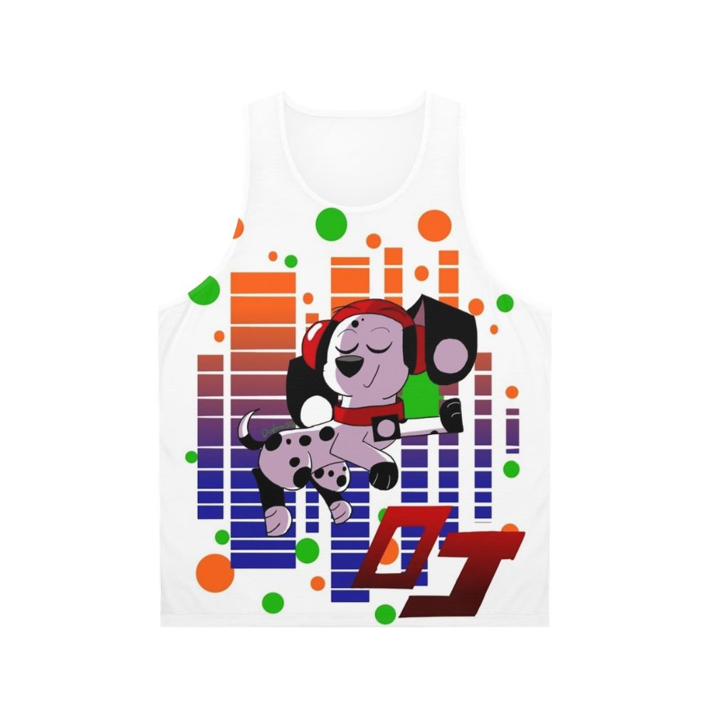 DJ Unisex Dalmatian Tank Top