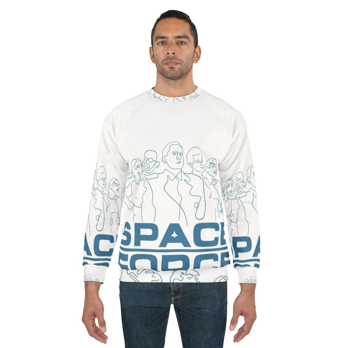 Space Force "Space Is Hard" Sweatshirt - Vintage & Retro Inspired - men