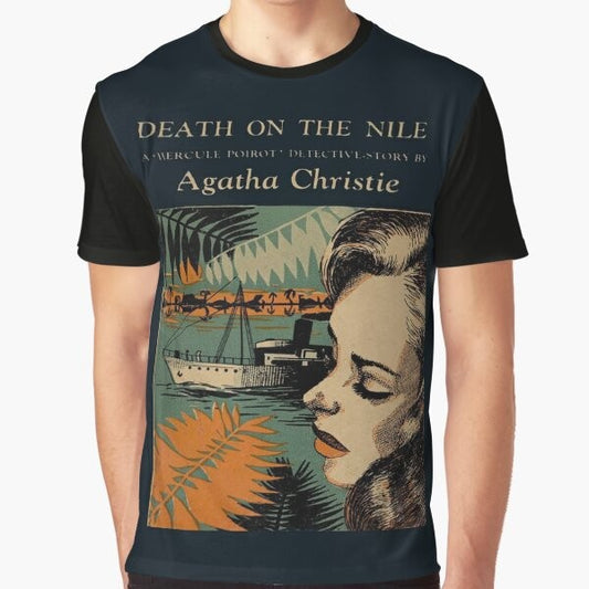 Agatha Christie's Poirot Detective Story Graphic T-Shirt