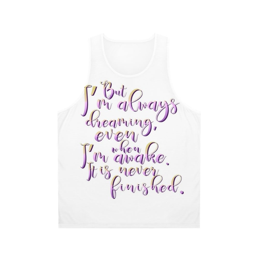 Unisex "The Last Unicorn" movie quote tank top