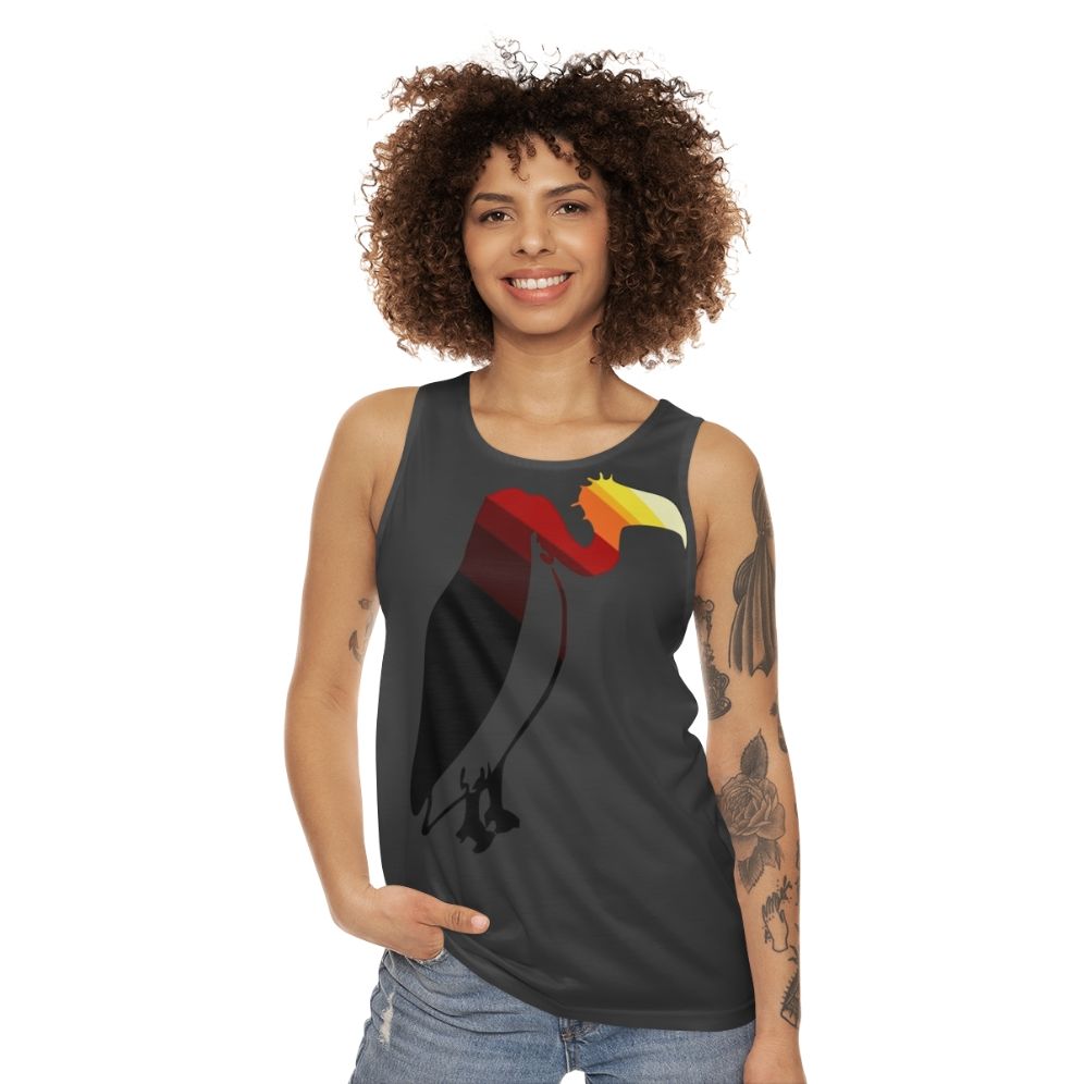 Legendary vulture graphic tank top - women