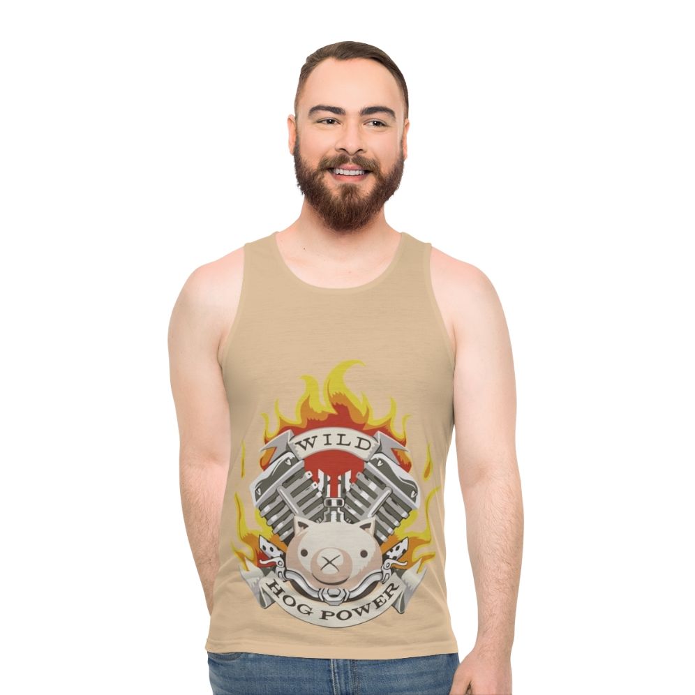 "Wild Hog Power Unisex Overwatch Gaming Tank Top" - men