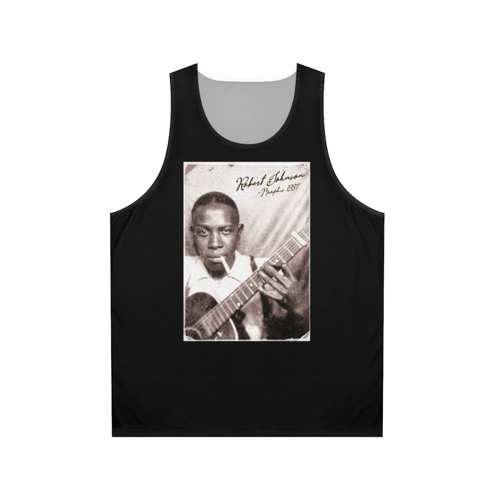 Retro Robert Johnson Delta Blues Unisex Tank Top