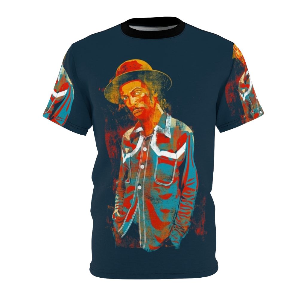 Reggae music-inspired Jamaican Cowboy t-shirt with Gregory Isaacs graphic