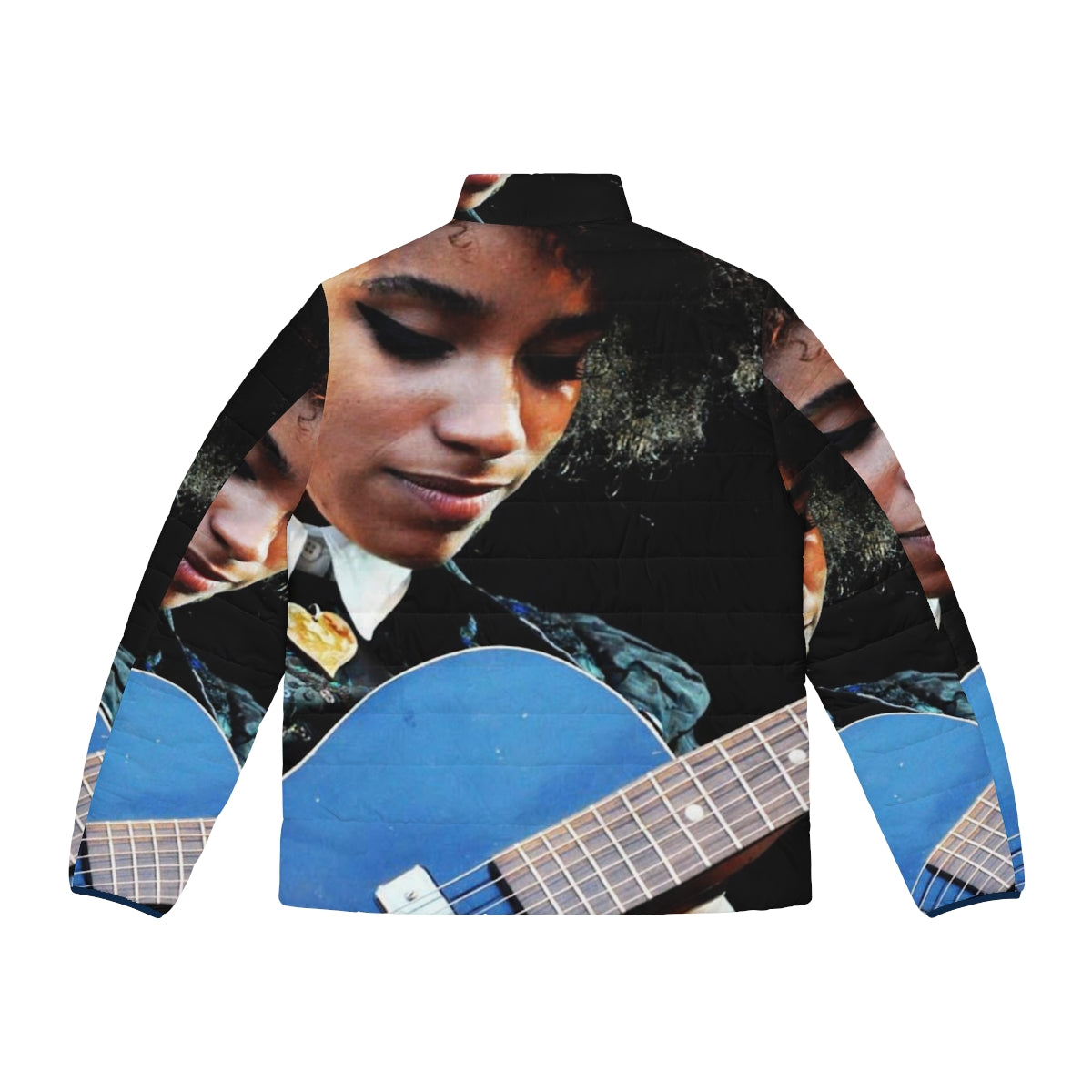 Lianne La Havas wearing a puffer jacket at the Summer Sundae music festival in Leicester - Back