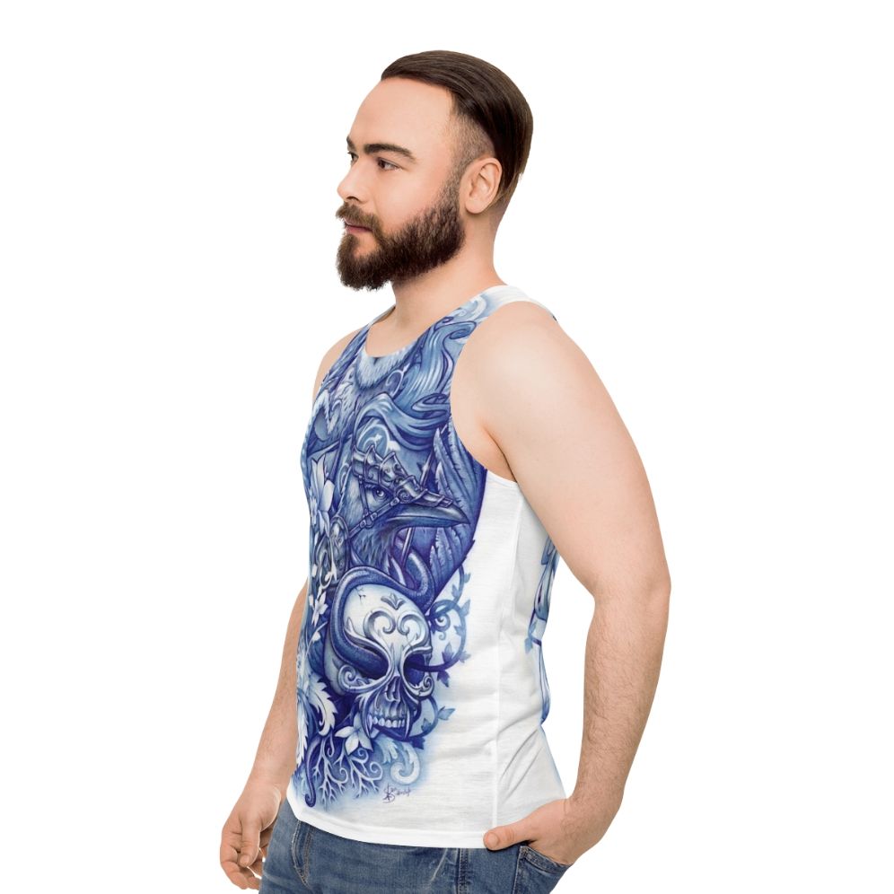 Elven Fables Unisex Tank Top - men side