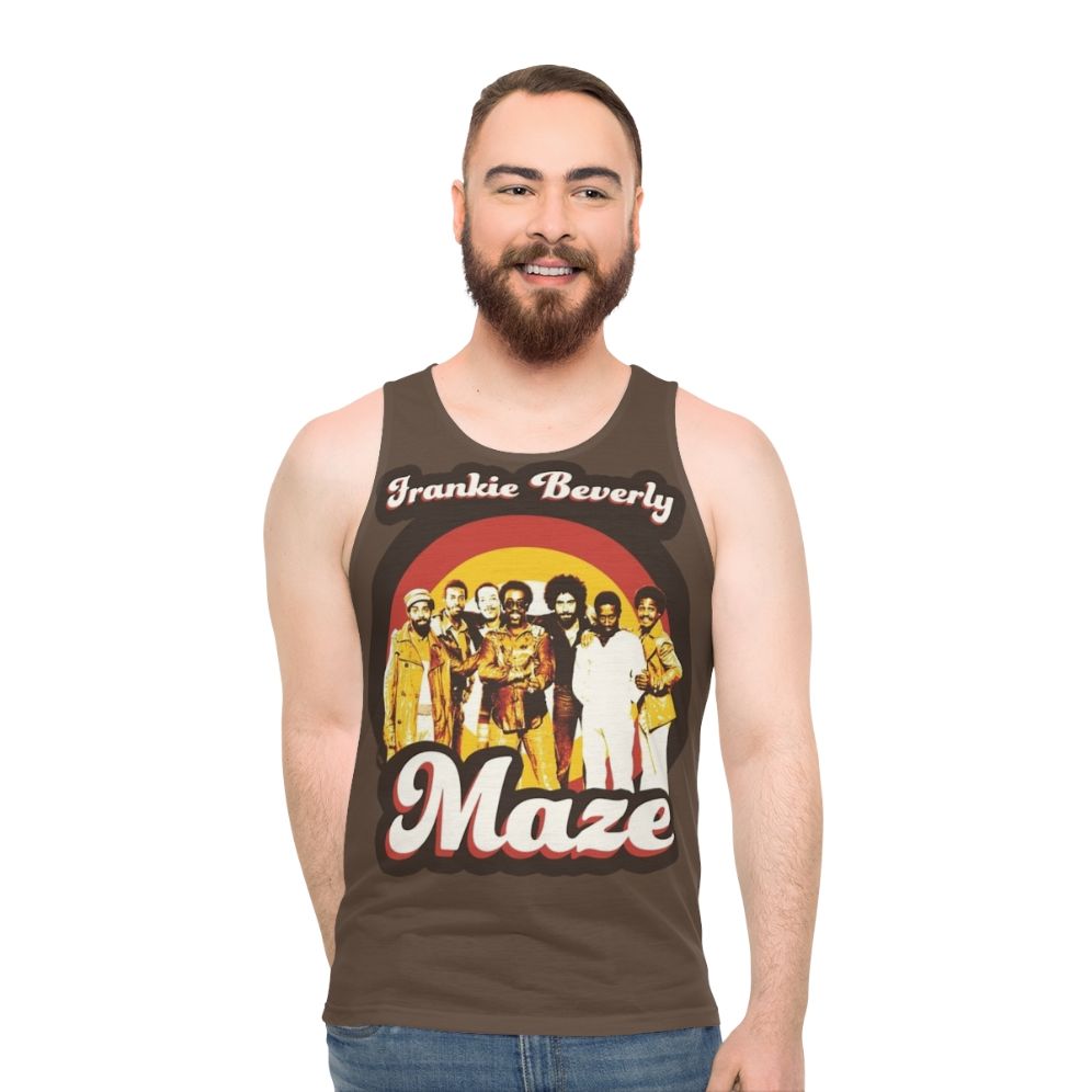 Frankie Beverly and Maze 70s Funky Soul Unisex Tank Top - men