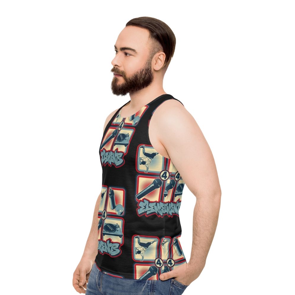 Elements of Hip Hop Unisex Tank Top - men side