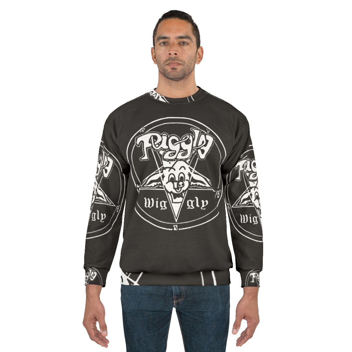 Occult Satanic Pentagram Sweatshirt - men