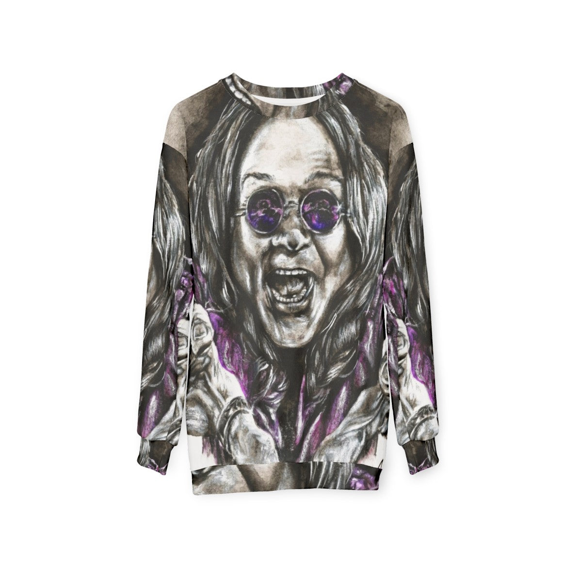 Paranoid Ozzy Osbourne Children of the Grave Heavy Metal Sweatshirt - hanging