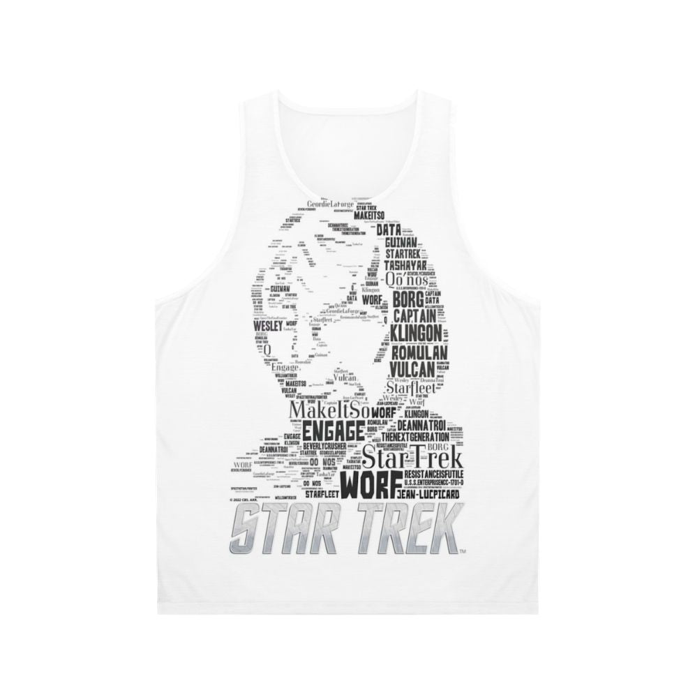 Lieutenant Worf Star Trek Next Generation Unisex Tank Top