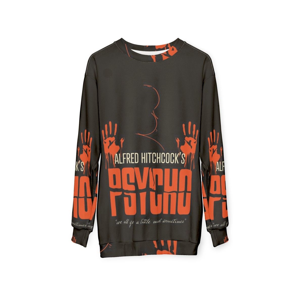 Alfred Hitchcock Psycho Thriller Sweatshirt - hanging