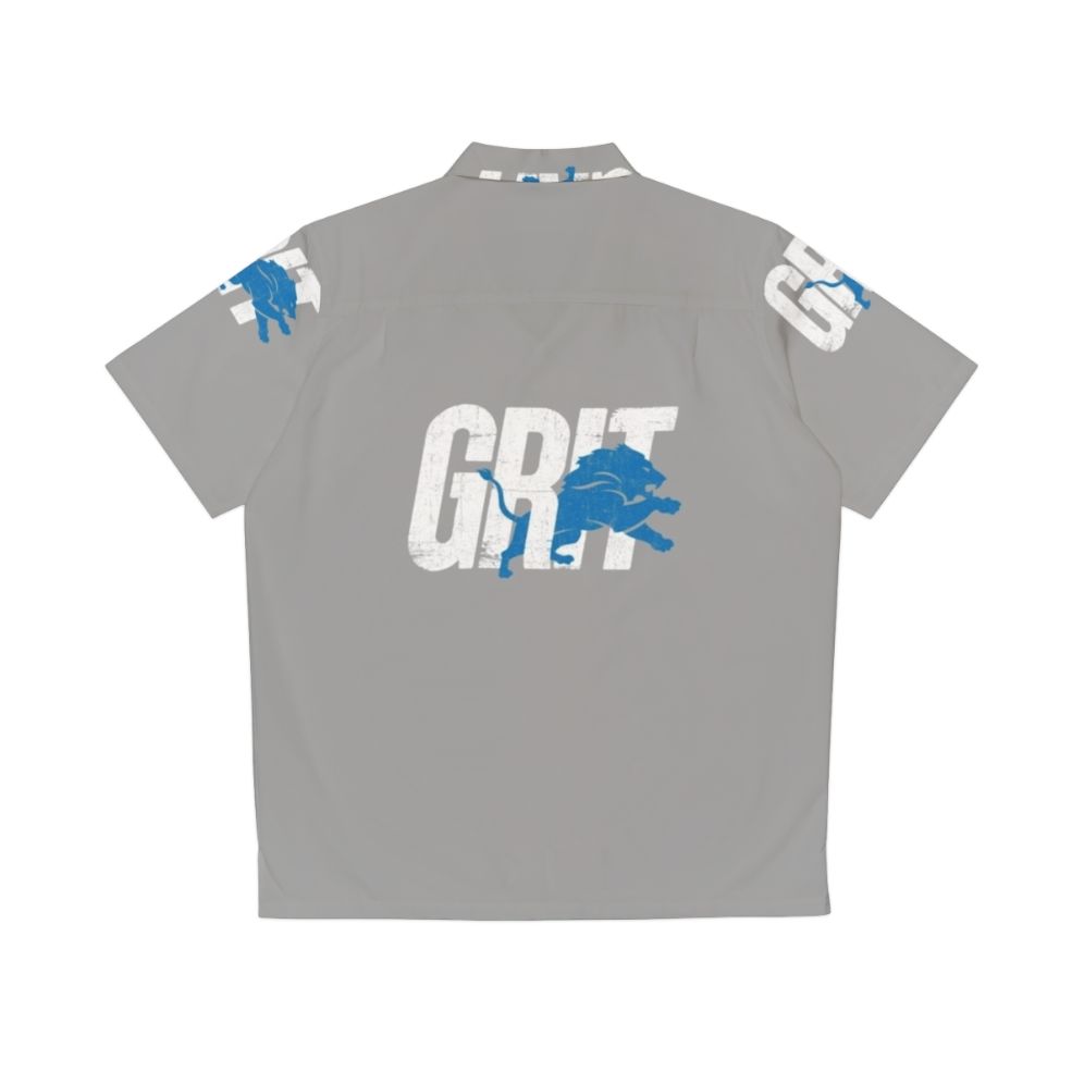 Detroit Grit Hawaiian Shirt - Back