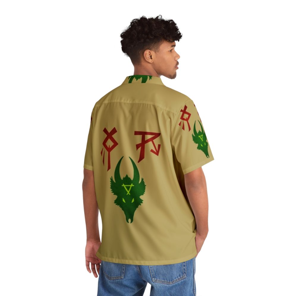 forbidden workshop ikit claw warlock engineer hawaiian shirt - People Back