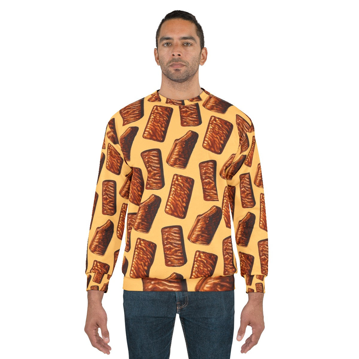 Tim Tam chocolate biscuit pattern sweatshirt - men