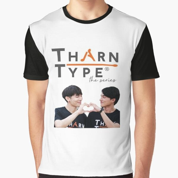 TharnType The Series Thai BL Drama Graphic T-Shirt with Mew and Gulf