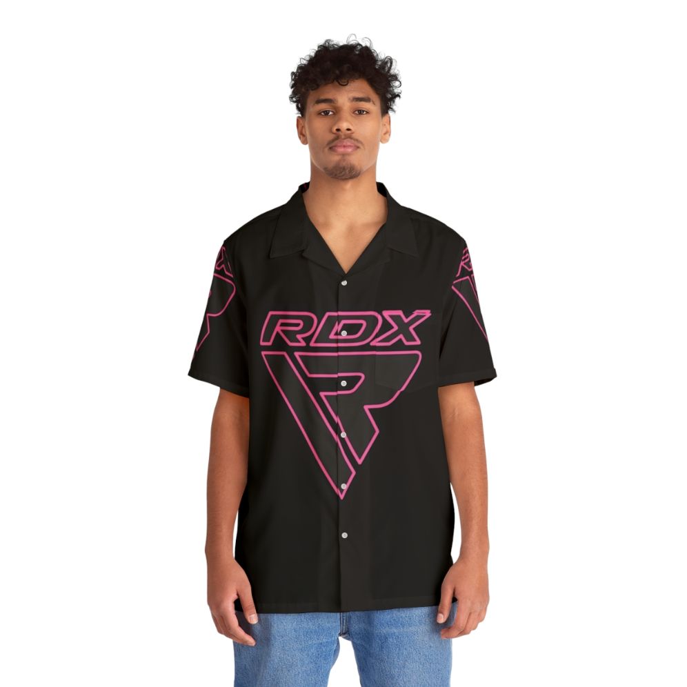 RDX Sports Fitness Hawaiian Shirt - People Front