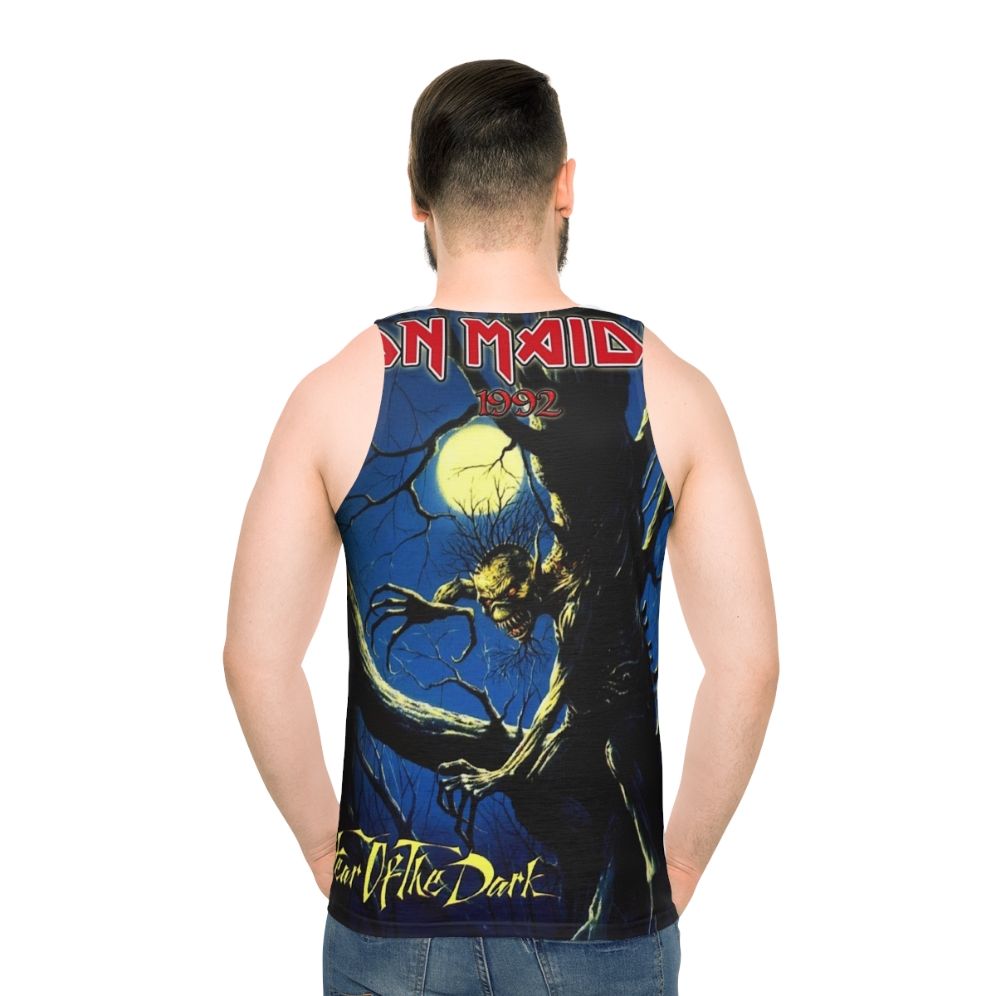 Iron Maiden Fear of the Dark Unisex Tank Top - men back