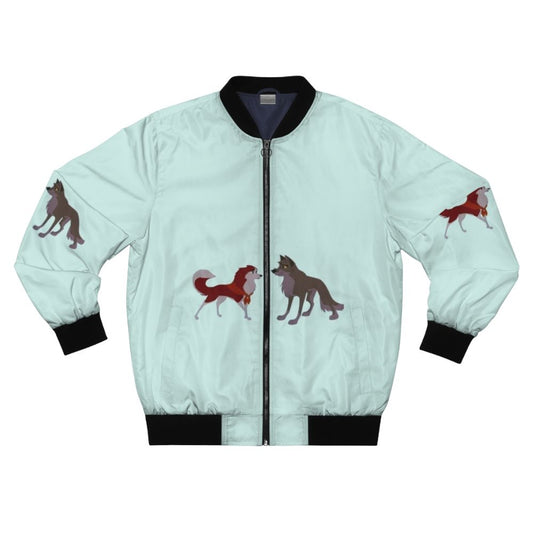 Balto and Jenna Inspired Bomber Jacket with Wolves and Dogs