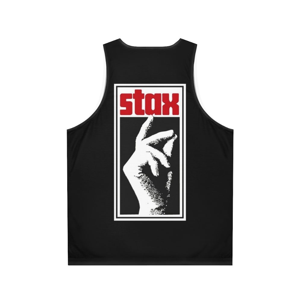 Stax Records unisex soul music tank top - Back